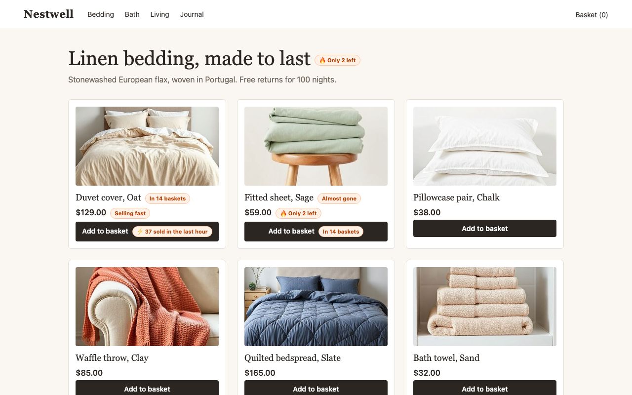 Urgency, scarcity and social proof: Demand Signals, from Shitely Convert